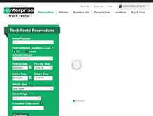 Tablet Screenshot of enterprisetrucks.com